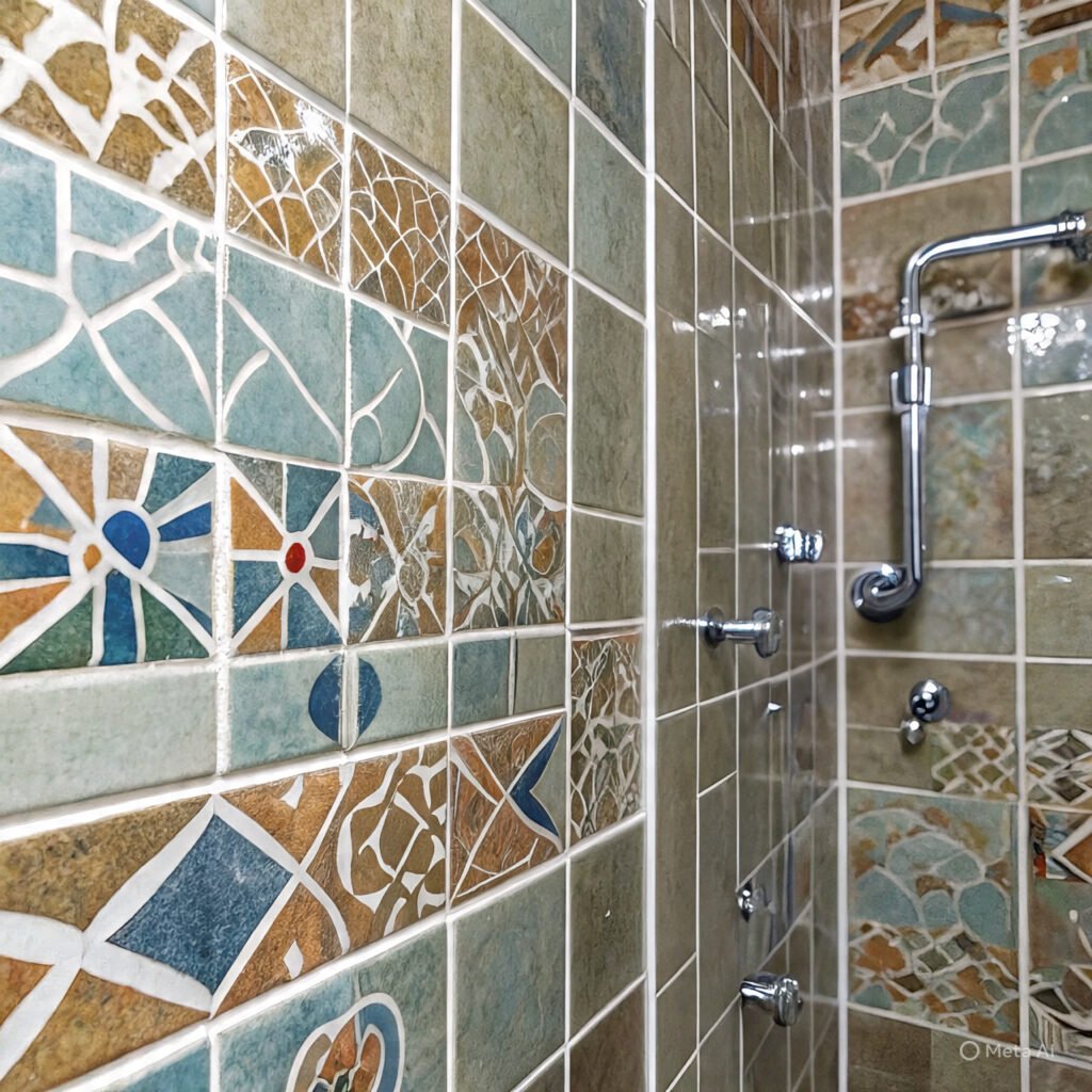 Meticulous waterproofing and tiling in a bathroom by Nobel Build & Repairs.