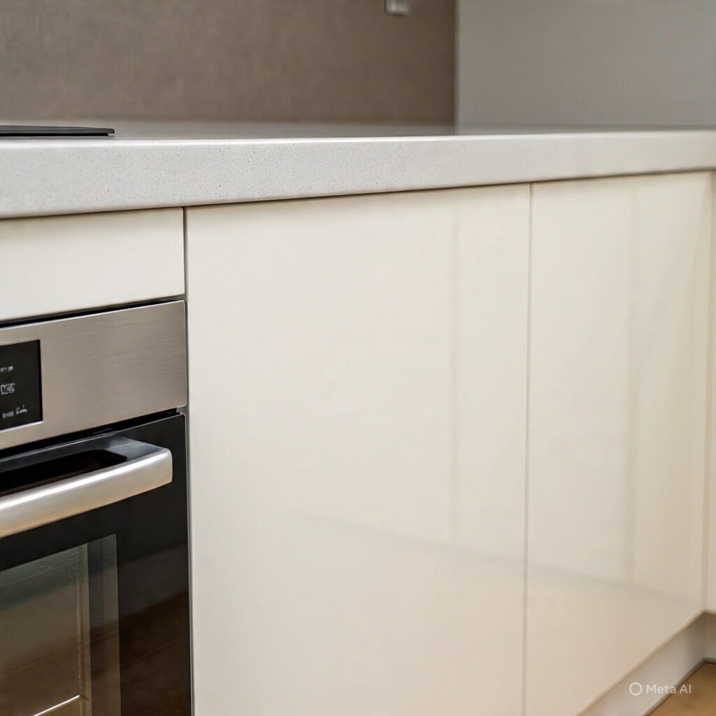 The high-quality finish and precision fitting of a kitchen by Nobel Build & Repairs.