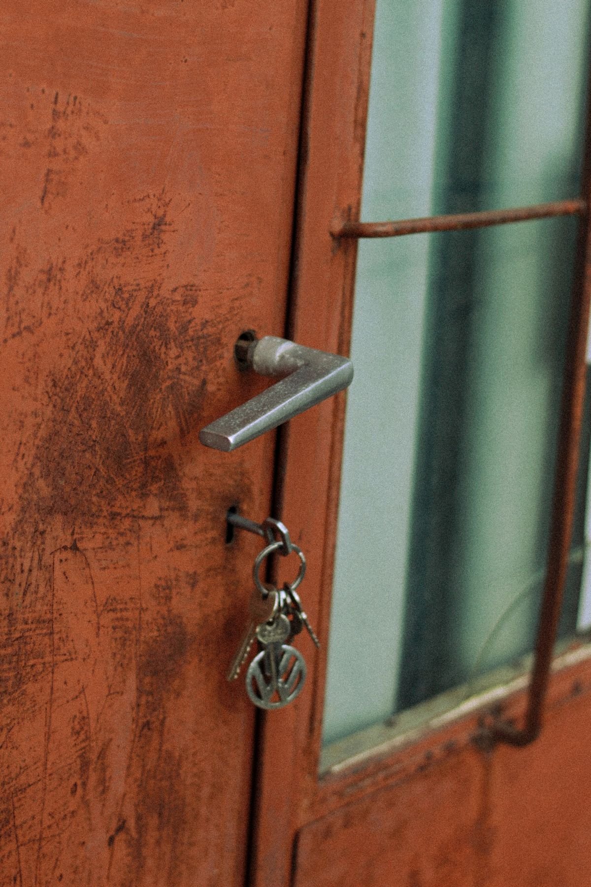 Locksmith in Keston fitting a door lock