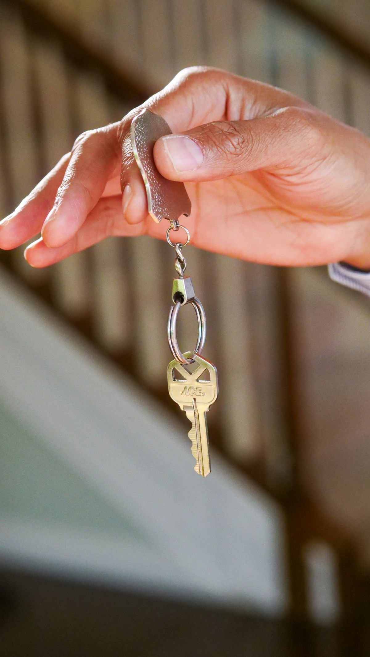 Locksmith fitting an anti-snap cylinder